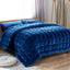 Giselle Bedding Faux Mink Quilt Blue Super King-6