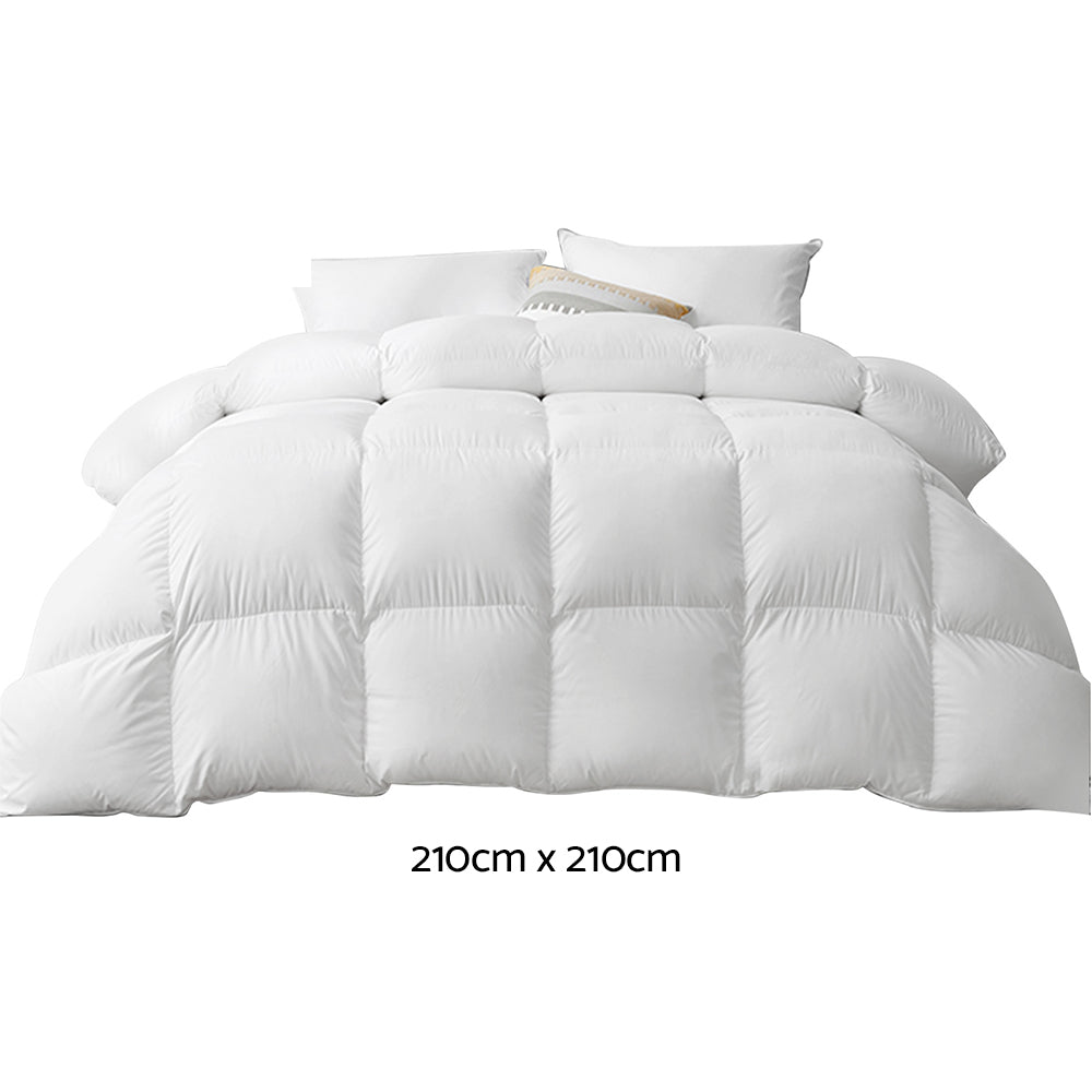 Giselle Bedding 500GSM Goose Down Feather Quilt Queen-1