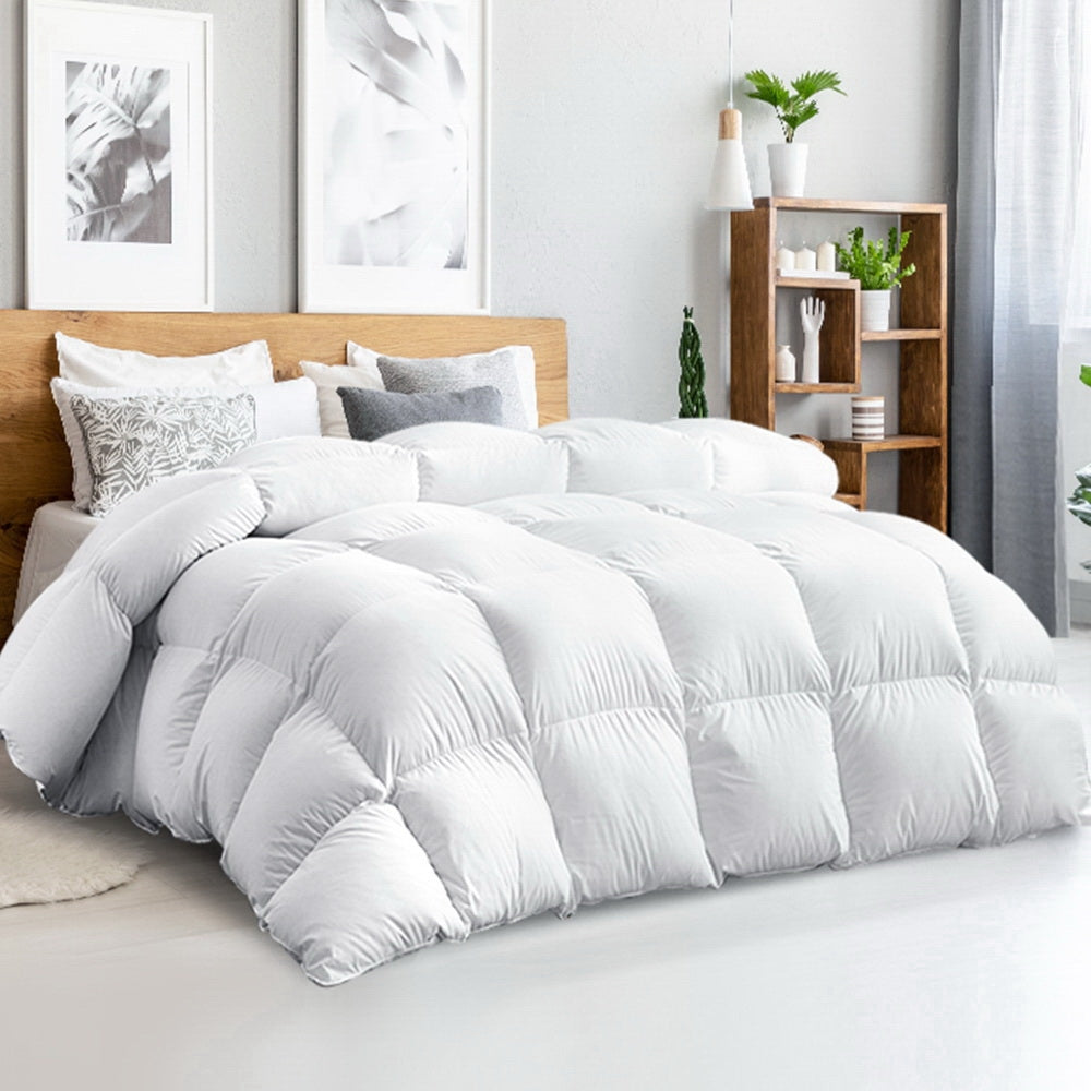 Giselle Bedding 500GSM Goose Down Feather Quilt Queen-7