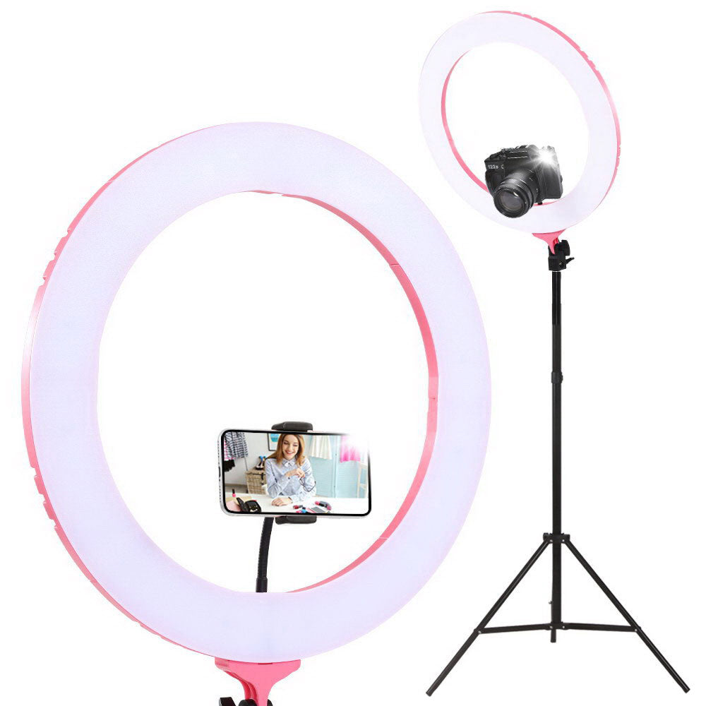 Embellir Ring Light 19" Tripod Stand Pink-0