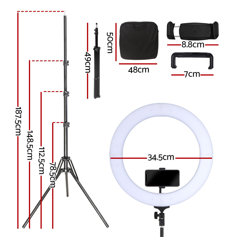 Embellir Ring Light 14" Tripod Stand-1