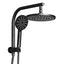 Cefito 9'' Rain Shower Head Set Handheld Round High Pressure Black-0