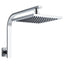 Cefito 8'' Rain Shower Head Wall Arm Square High Pressure Chrome-0