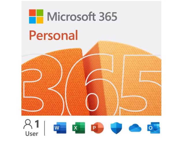 Microsoft 365 Personal 2023 English APAC 1 Year Subscription Medialess NEW for PC & Mac.-0