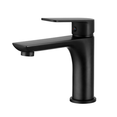 Bathroom Basin Mixer Tap Brass Faucet Vanity Laundry Sink Black-0