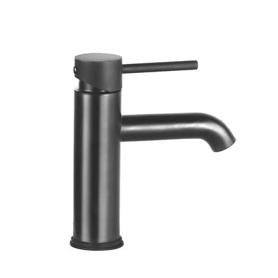 Cefito Bathroom Basin Mixer Tap Round Brass Faucet Vanity Laundry Black-0