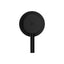 Cefito Basin Twin Tap Wall Round Brass Faucet Shower Bathtub Black-2