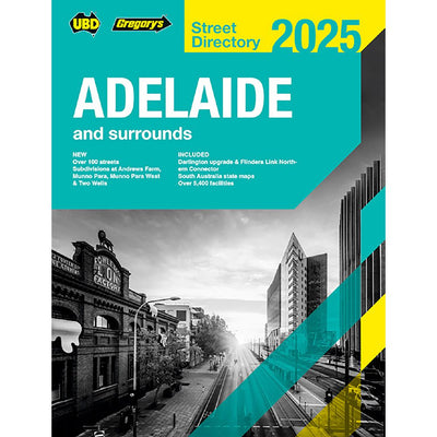 UBD Gregorys Adelaide Street Directory 2025-0