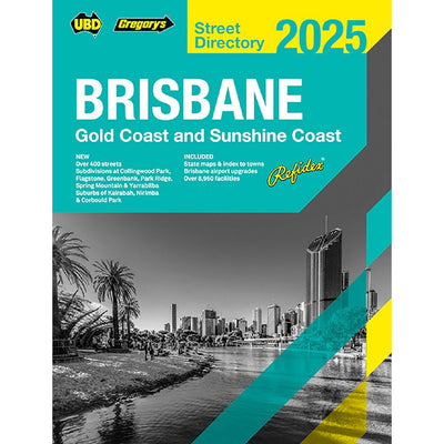 UBD Gregorys Brisbane Street Directory 2025-0