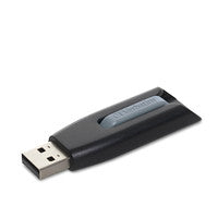 (LS) Verbatim 256GB USB3.0 Grey Store'n'Go V3; Rectractable-0