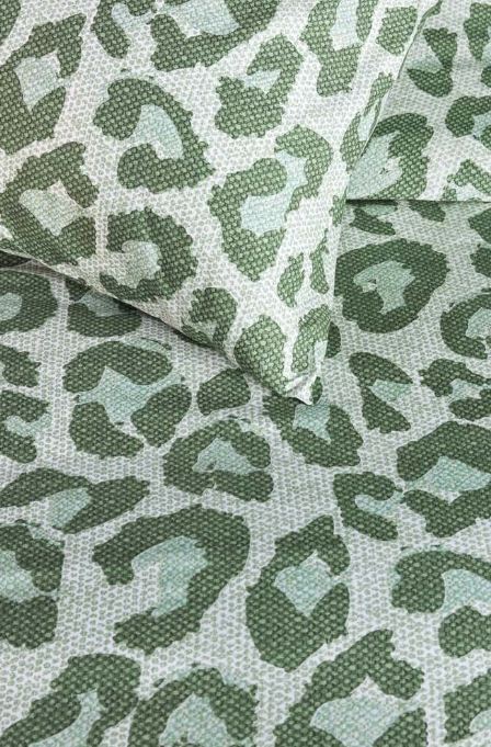 Fabrice Cotton Percale Green Quilt Cover Sets by Bedding House King-0