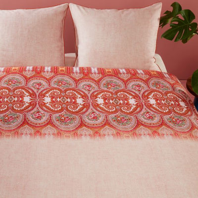 Oilily Line Flower Oilily Cotton Sateen Quilt Cover Sets by Bedding House King-0