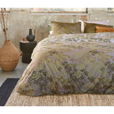 Pantalla Bamboo Cotton Green Quilt Cover Sets by Bedding House Queen-0