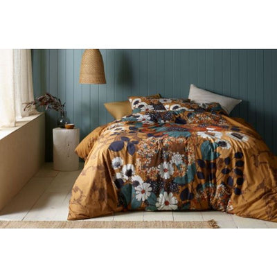 Markle Washed Cotton Printed Quilt Cover Set by Accessorize Queen-0