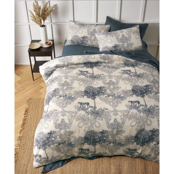 Matteo Printed Microfibre Quilt Cover Set by The Big Sleep Queen-0