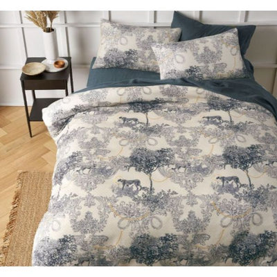 Matteo Printed Microfibre 3 Piece Comforter Set by The Big Sleep Queen-0