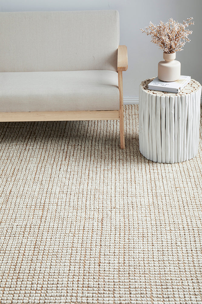 Arabella Natural Runner Rug by Rug Culture - 300X80CM-0