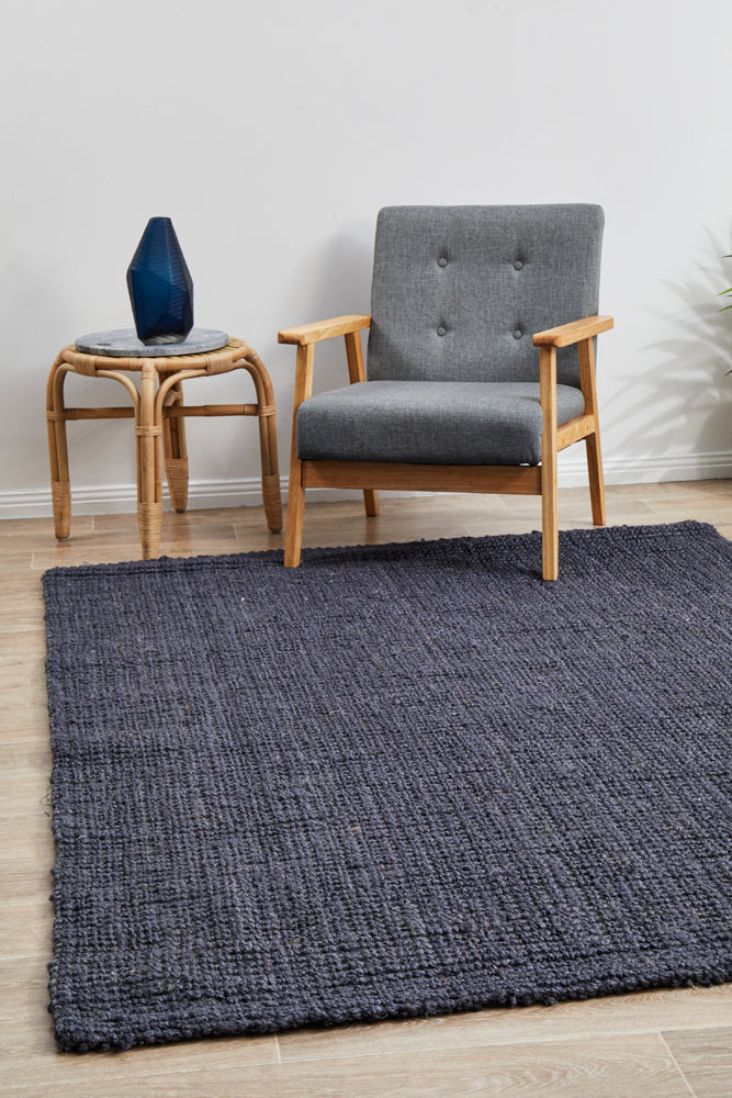 Atrium Barker Navy Rug by Rug Culture - 220X150CM-0