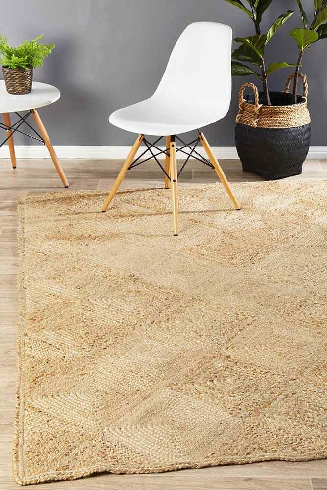 Atrium Hatch Natural By Rug Culture - 270X180CM - RECTANGLE-0