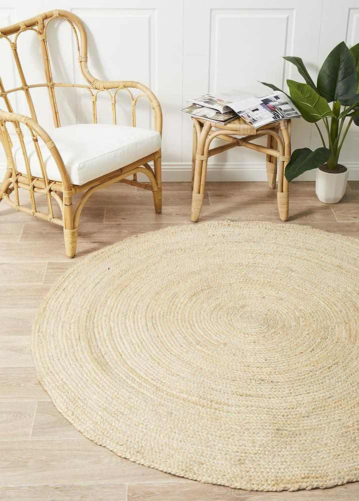 Atrium Polo Bleach By Rug Culture - 120X120cm ROUND-0