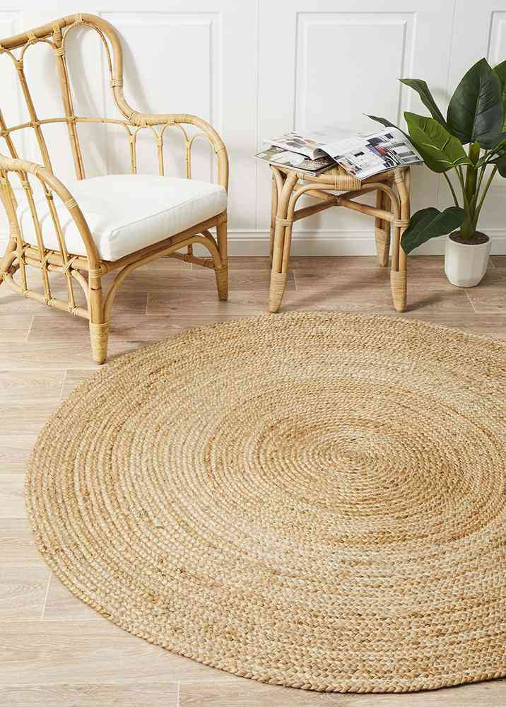 Atrium Polo Natural By Rug Culture - 120X120cm ROUND-0