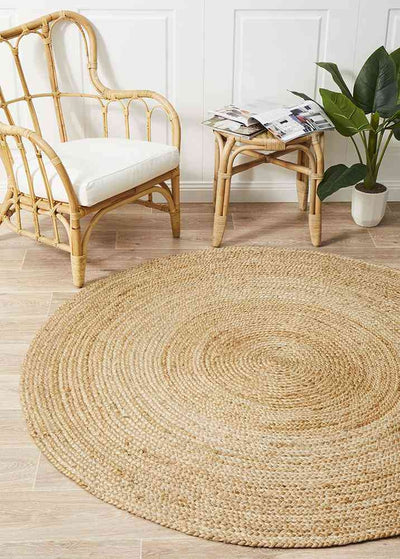 Atrium Polo Natural By Rug Culture - 150X150CM - ROUND-0