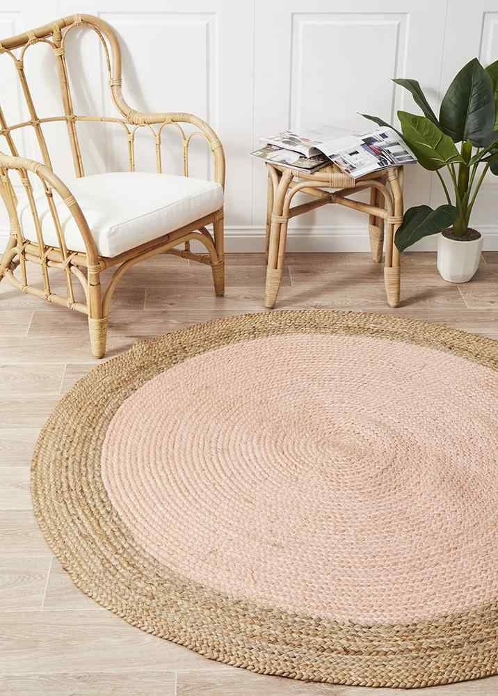 Atrium Polo Pink By Rug Culture - 240X240CM - ROUND-0