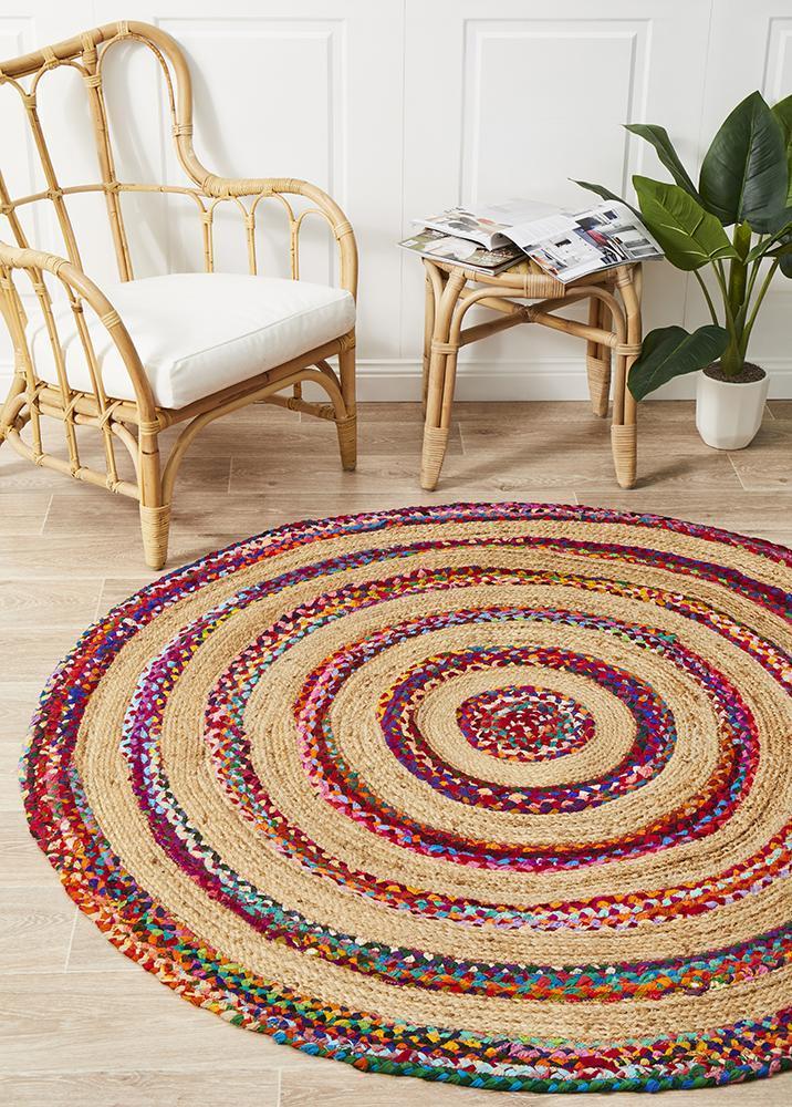 Atrium Target Multi By Rug Culture - 120X120CM ROUND-0