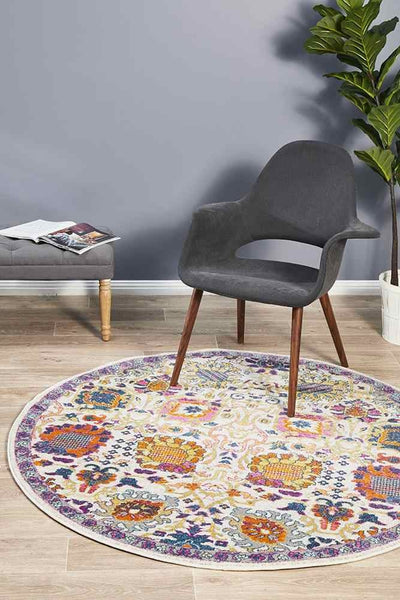 Babylon 206 Multi Round by Rug Culture - 240X240CM - ROUND-0