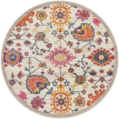 Babylon 208 Multi Round by Rug Culture-150X150CM - ROUND-0