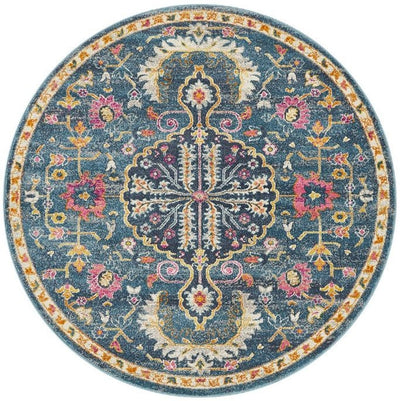 Babylon 209 Navy Round by Rug Culture-240X240CM - ROUND-0