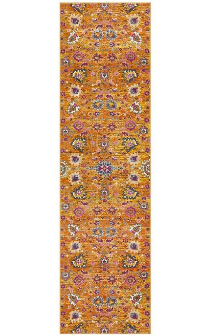 Babylon 210 Rust Runner by Rug Culture-300X80CM - RUNNER-0