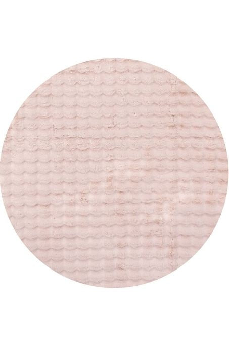 Bubble Blush Round Washable Rug by Rug Culture-100X100CM - ROUND-0