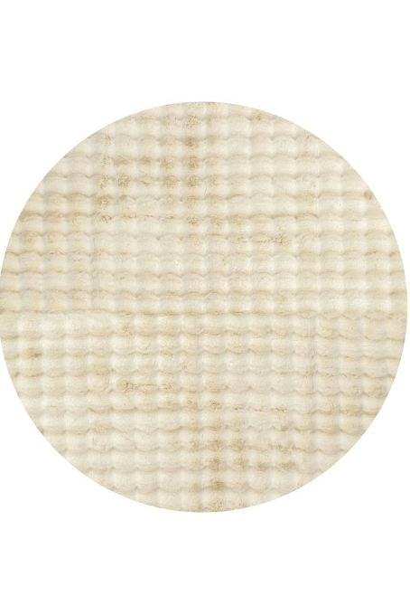 Bubble Natural Round Washable Rug by Rug Culture-150X150CM - ROUND-0