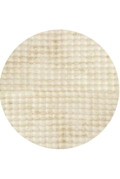 Bubble Natural Round Washable Rug by Rug Culture-150X150CM - ROUND-0