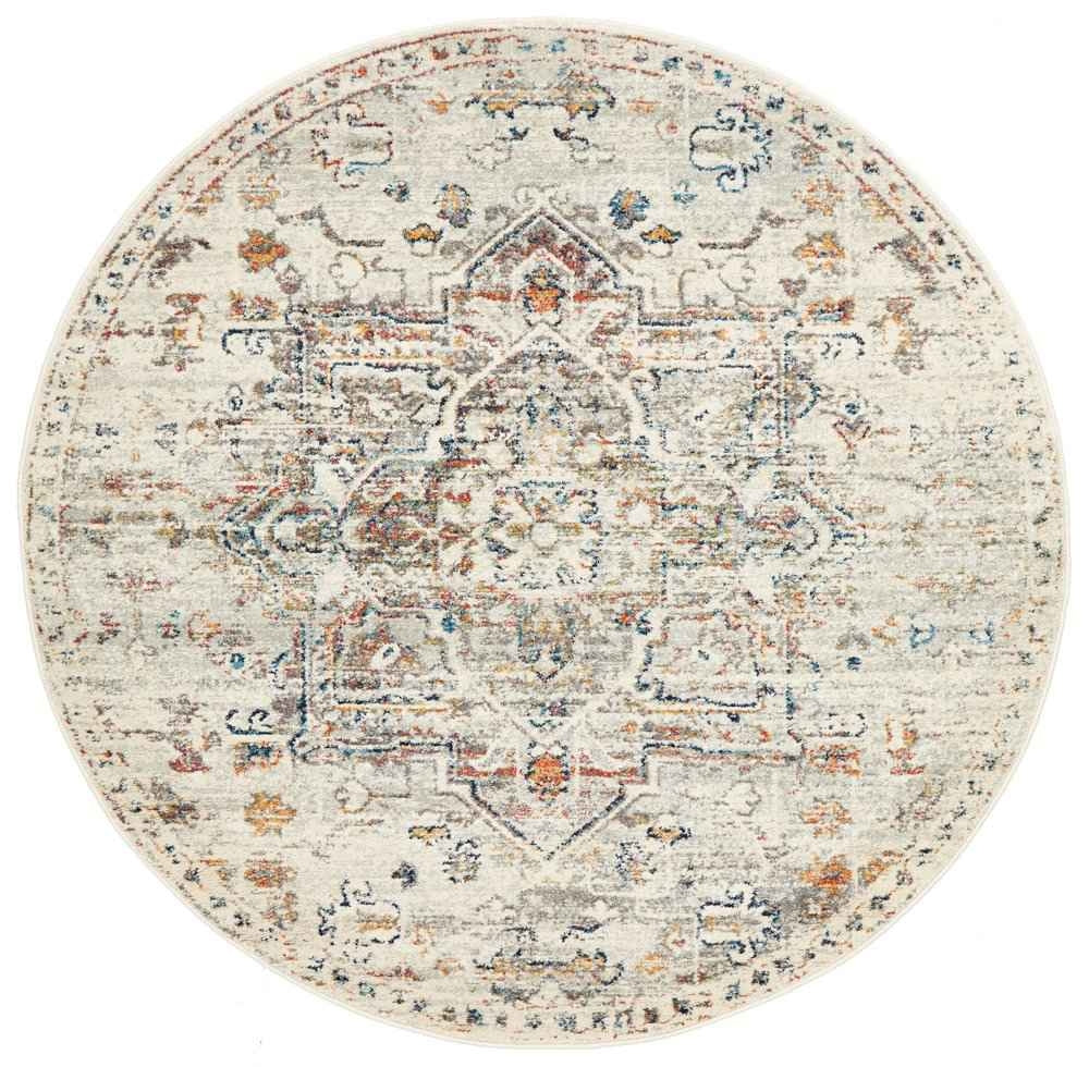 Century 911 Silver Round by Rug Culture - 150X150CM - ROUND-0