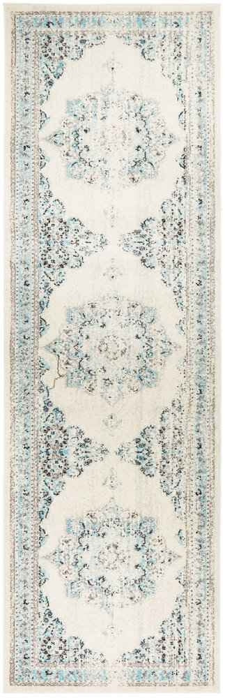 Century 922 White Runner by Rug Culture - 80 x 400 cm - RUNNER-0