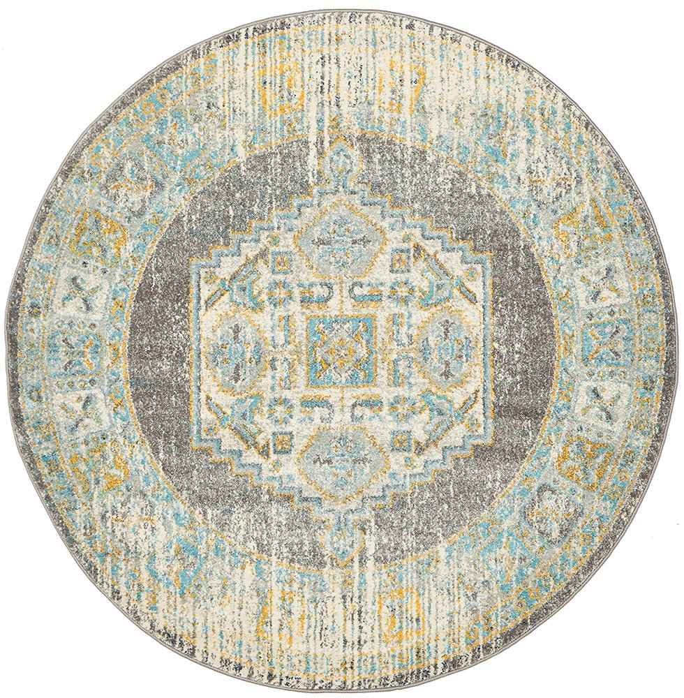 Century 944 Grey Round by Rug Culture - 150X150CM - ROUND-0