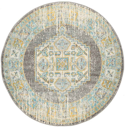 Century 944 Grey Round by Rug Culture - 150X150CM - ROUND-0