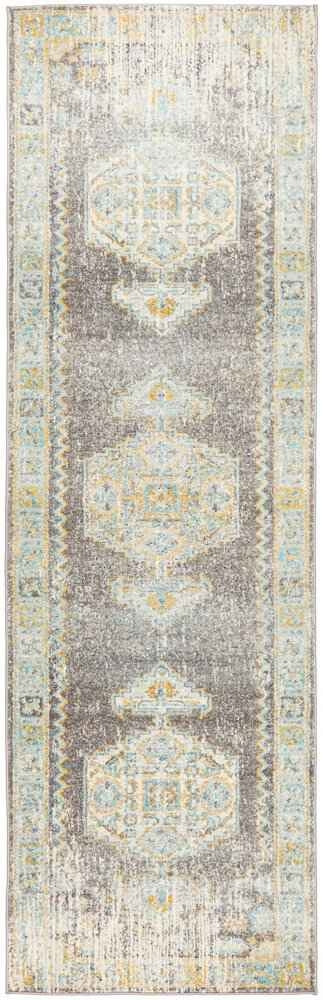 Century 944 Grey Runner by Rug Culture - 80 x 300 cm - RUNNER-0