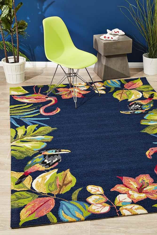 Copacabana 591 Navy By Rug Culture - 280X190CM RECTANGLE-0