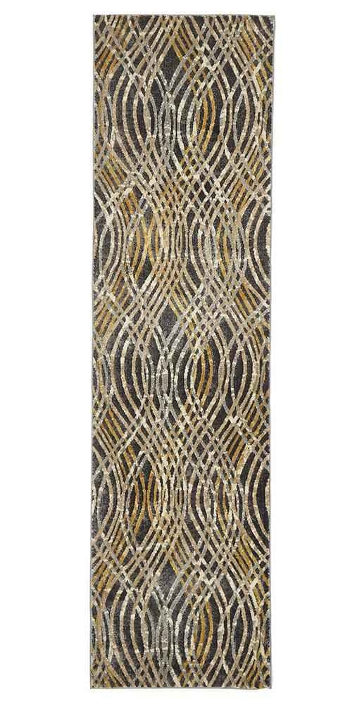 Dream Scape 852 Charcoal Runner By Rug Culture - 300X80CM - RUNNER-0