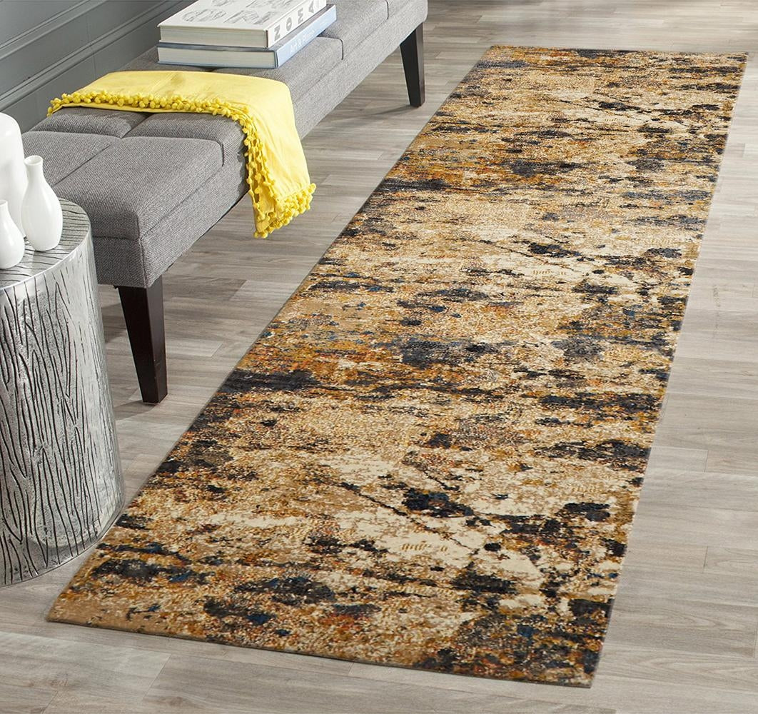 Dream Scape 860 Rust Runner By Rug Culture - 300x80cm RUNNER-0