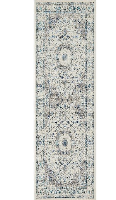 Evoke 251 White Runner by Rug Culture -300X80CM - RUNNER-0