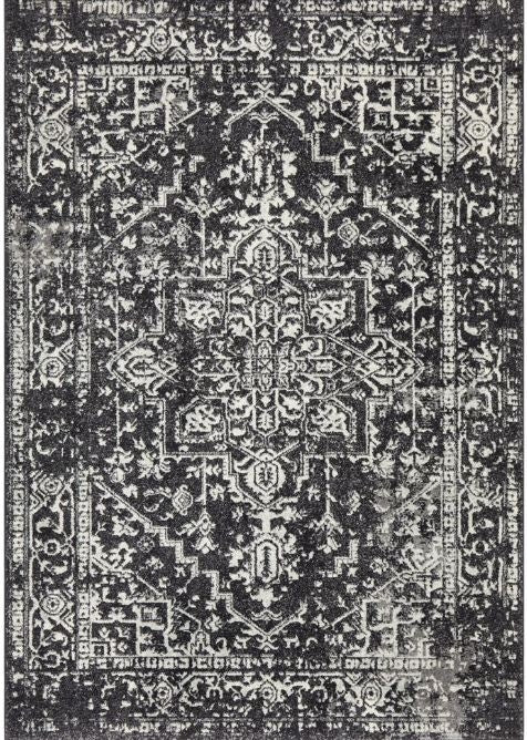 Evoke 253 Charcoal by Rug Culture -230X160CM - RECTANGLE-0