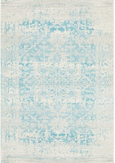 Evoke 253 White Blue by Rug Culture -230X160CM - RECTANGLE-0