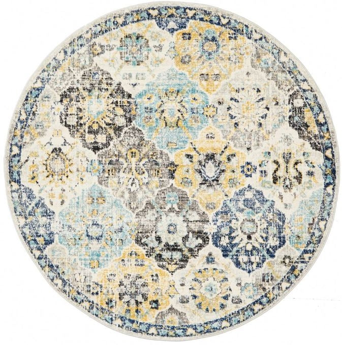 Evoke 266 Multi Round by Rug Culture -150X150CM - ROUND-0