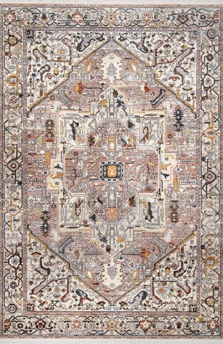 Heriz Mushroom Rug by Rug Culture -165X115CM - RECTANGLE-0