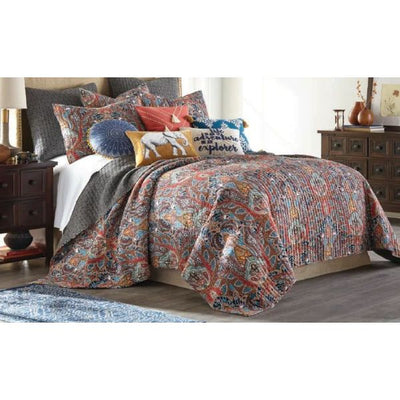 Wentworth 100% Cotton Quilted 3 pcs Bedspread Coverlet Set Queen-0