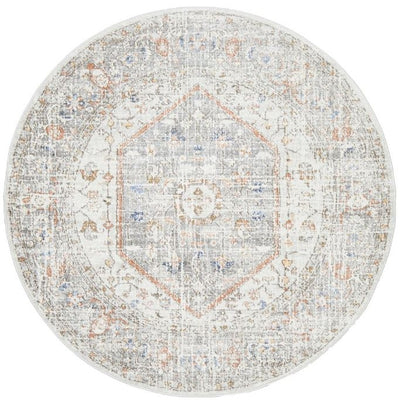 Mayfair Lorissa Silver Round by Rug Culture-150X150CM - ROUND-0